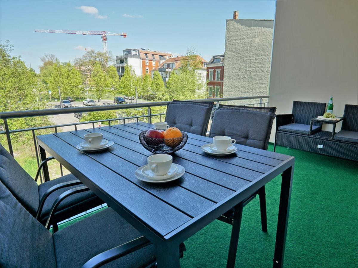勃兰登堡"Hogulu" Brandenburg, Balkon, Neustadt, Kueche, Wassernaehe - Parkplatz Inklusive公寓 外观 照片