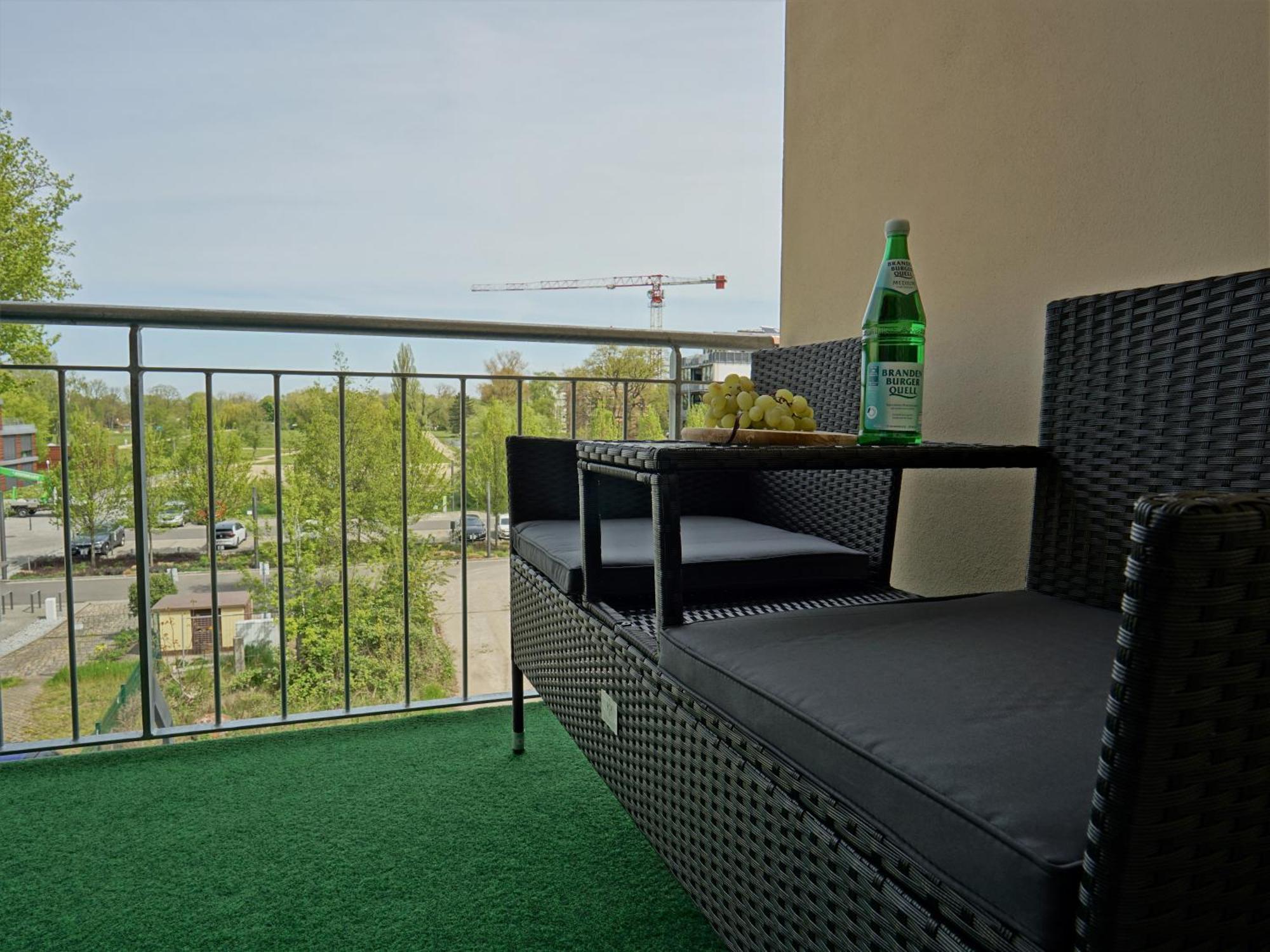 勃兰登堡"Hogulu" Brandenburg, Balkon, Neustadt, Kueche, Wassernaehe - Parkplatz Inklusive公寓 客房 照片