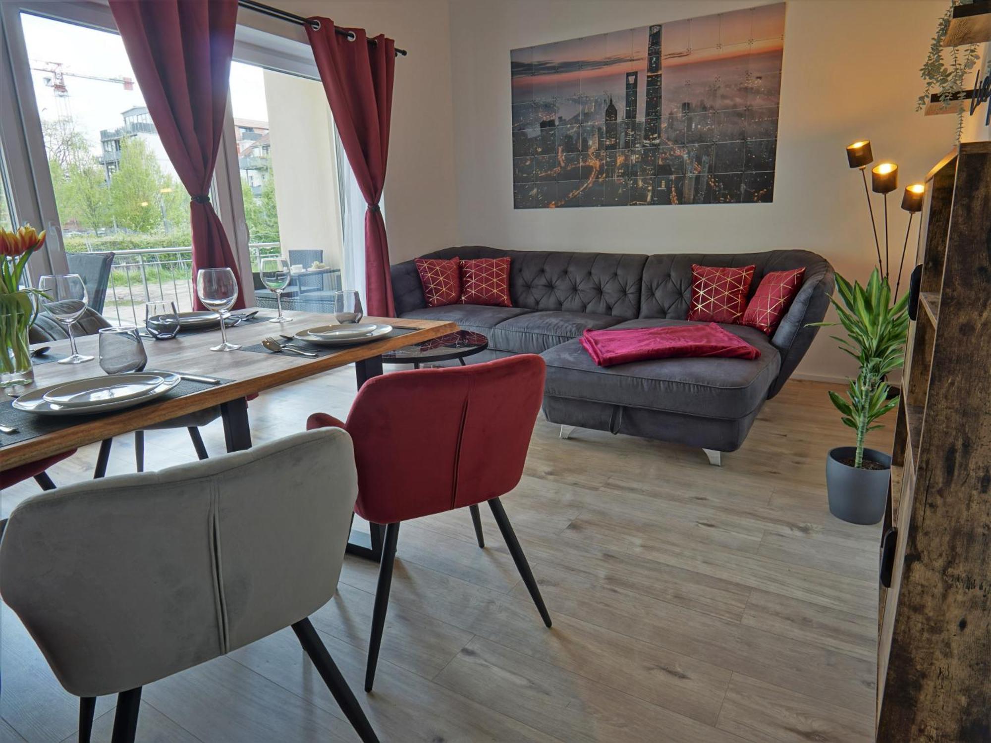 勃兰登堡"Hogulu" Brandenburg, Balkon, Neustadt, Kueche, Wassernaehe - Parkplatz Inklusive公寓 客房 照片