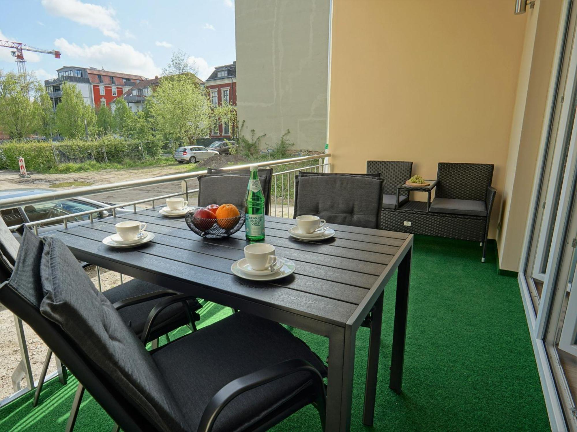 勃兰登堡"Hogulu" Brandenburg, Balkon, Neustadt, Kueche, Wassernaehe - Parkplatz Inklusive公寓 客房 照片